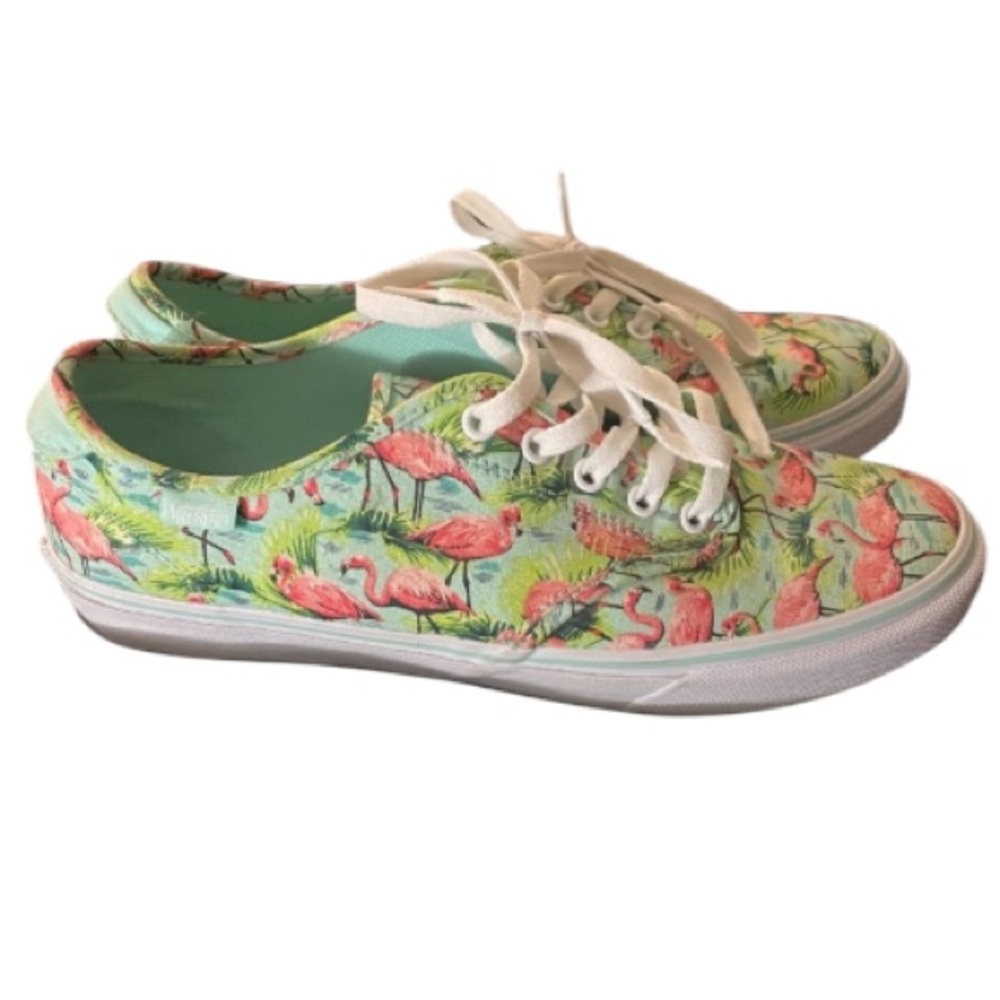 Vans Flamingo Tropical print men’s shoes size 11 like NEW